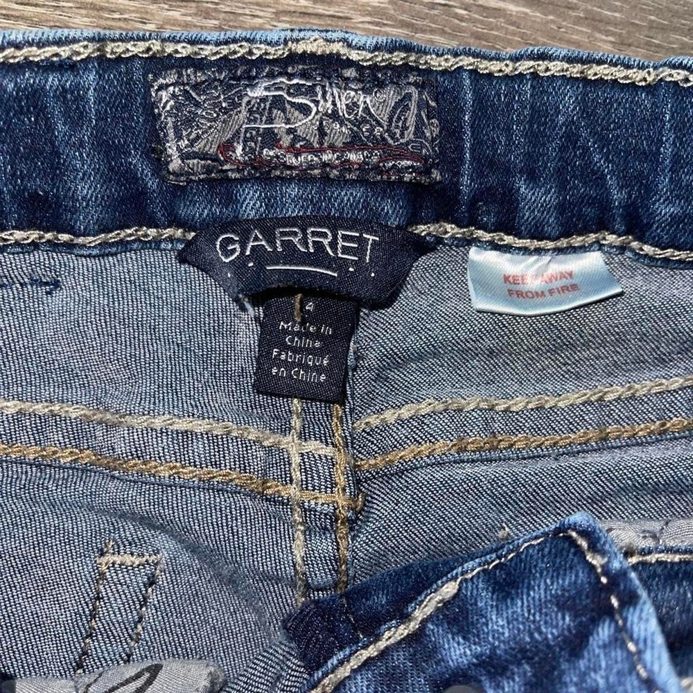 Silver Jeans Co Garret Kids Medium Wash Straight Leg Denim Garret1122 Size 4 - Picture 3 of 6